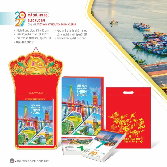 LỊCH VIỆT NAM KỸ NGUYÊN THINH VƯỢNG
