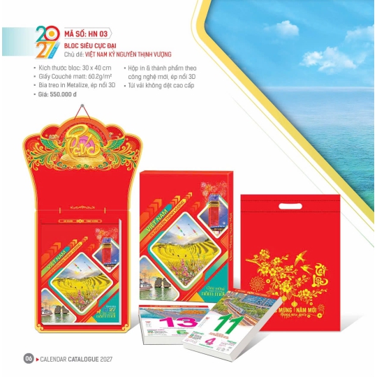 LỊCH VIỆT NAM KỸ NGUYÊN THỊNH VƯỢNG
