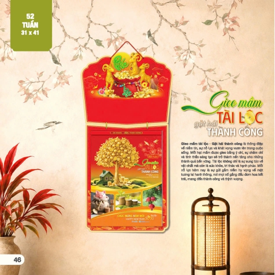 LỊCH GIEO MẦM TÀI LỘC 