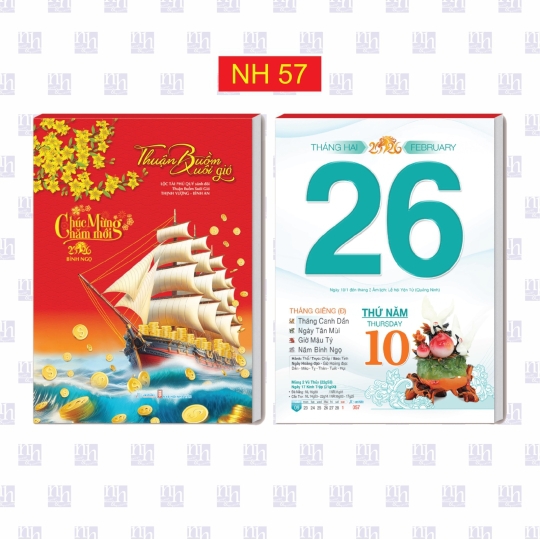 Lịch Bính Ngọ 2026 NH57