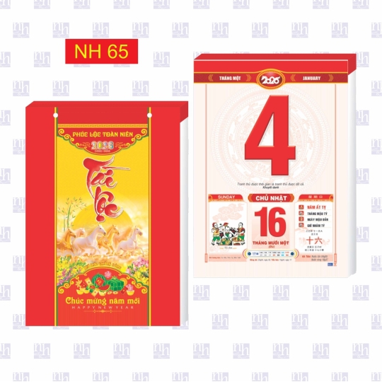 Lịch Bính Ngọ 2026 NH65