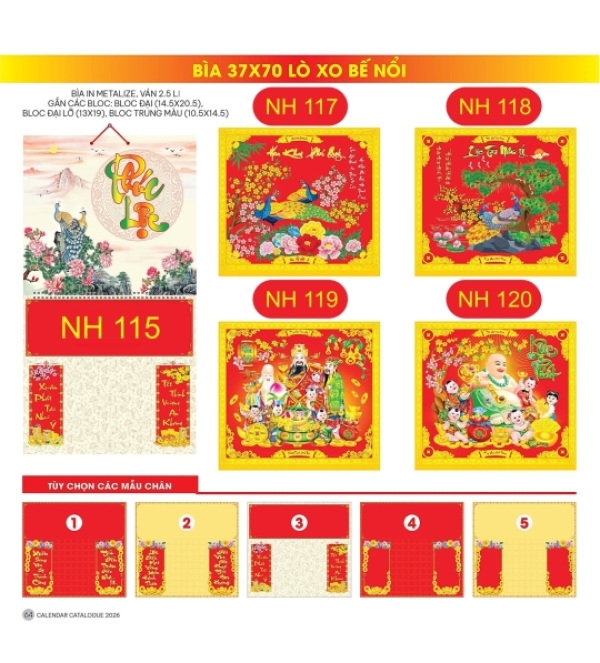 Lịch Bính Ngọ 2026 NH115 - NH120