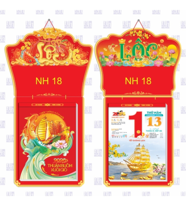 Lịch Bính Ngọ 2026 NH18
