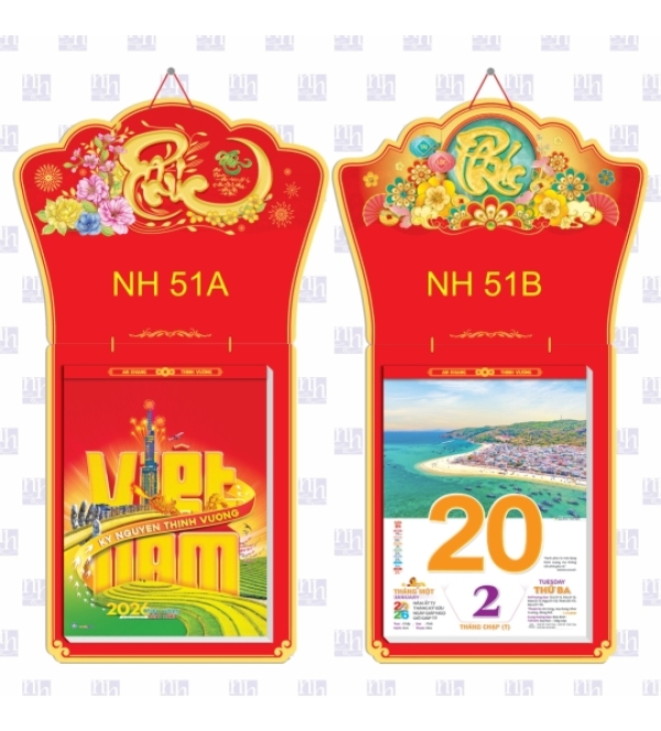 Lịch Bính Ngọ 2026 NH51