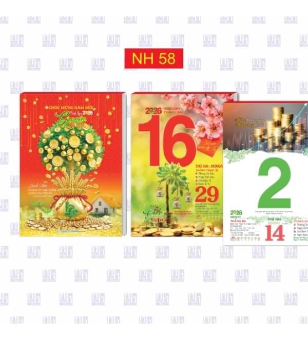 Lịch Bính Ngọ 2026 NH58