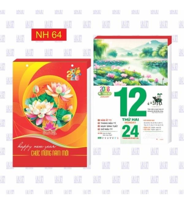 Lịch Bính Ngọ 2026 NH64